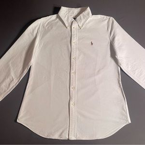 Ralph Lauren Button Up White Dress Shirt